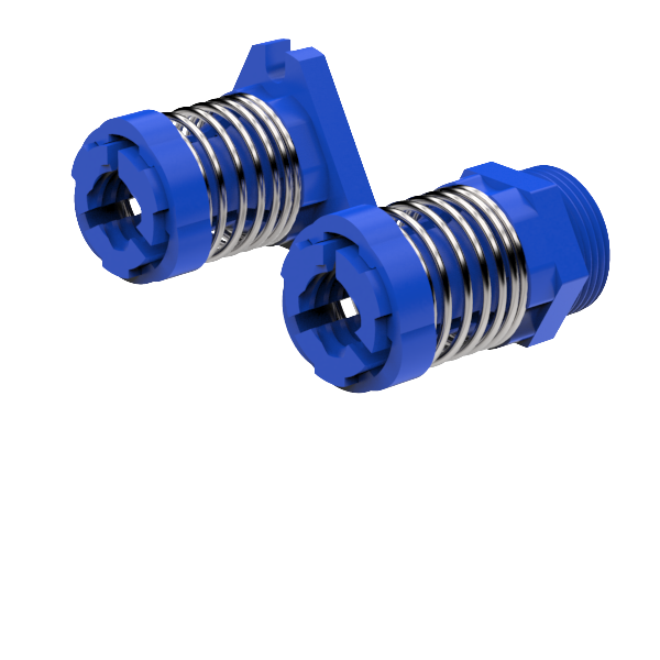 Radial anti-backlash lead screw nuts