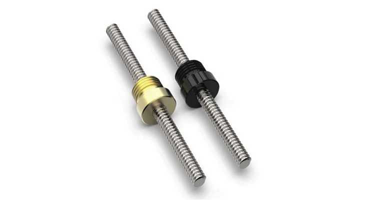 four designed lead screws